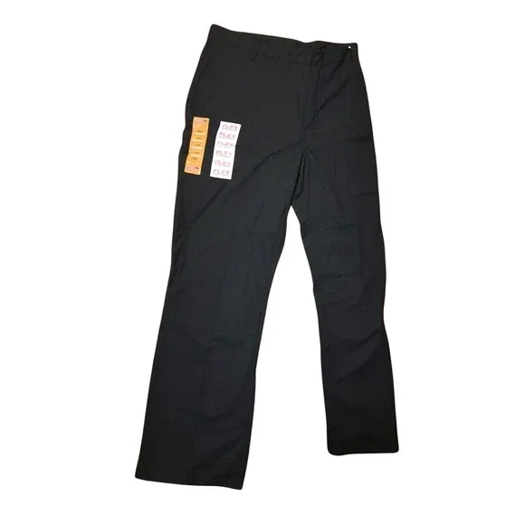 Dickies Mens Black Double Knee Flex Work Pants Size 44x30 Relaxed Fit New - Picture 4 of 8